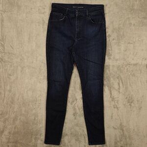 Mott and Bow‎ jeans Jane skinny high rise women's 29 dark indigo blue